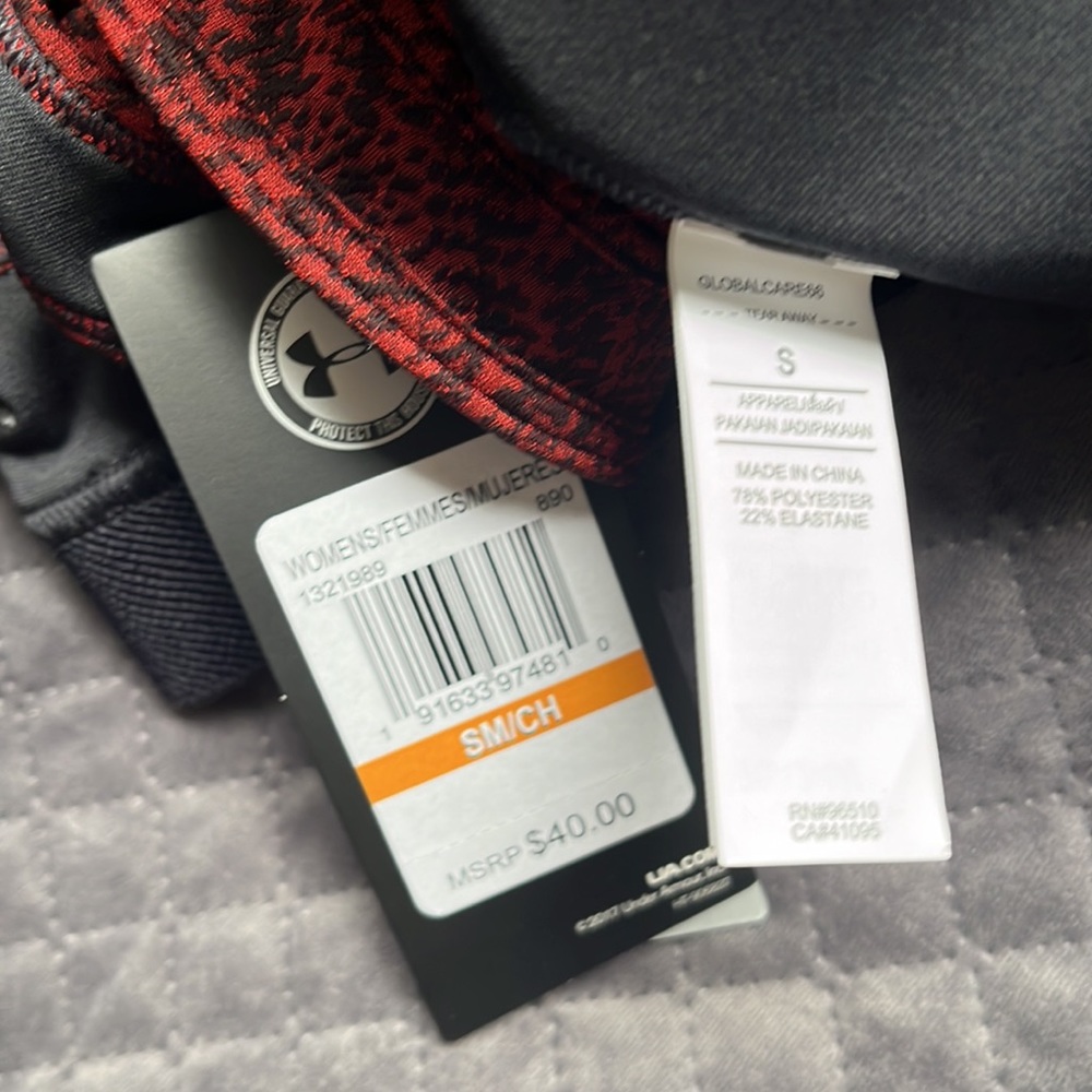 NWT Under Armour Crossback Jacquard Sports Bra - Picture 8 of 8
